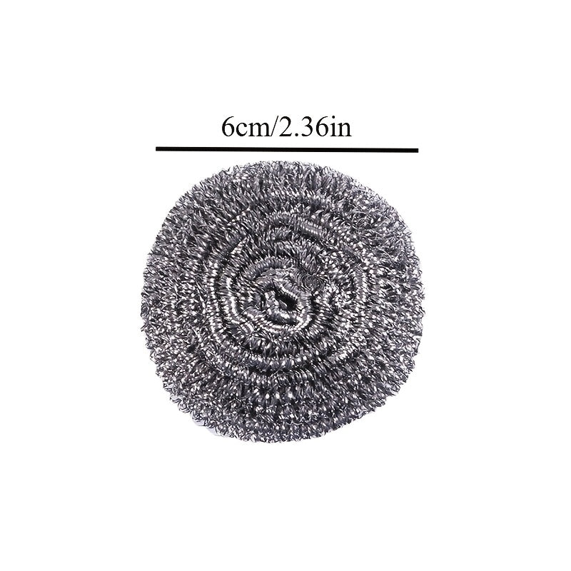 6pcs Scourer - Steel Wool for Cleaning Dishes Pans Pots Ovens Grills Stainless Steel Scrubber for Kitchen Sinks Cleaning Steel Wool Pads Metal