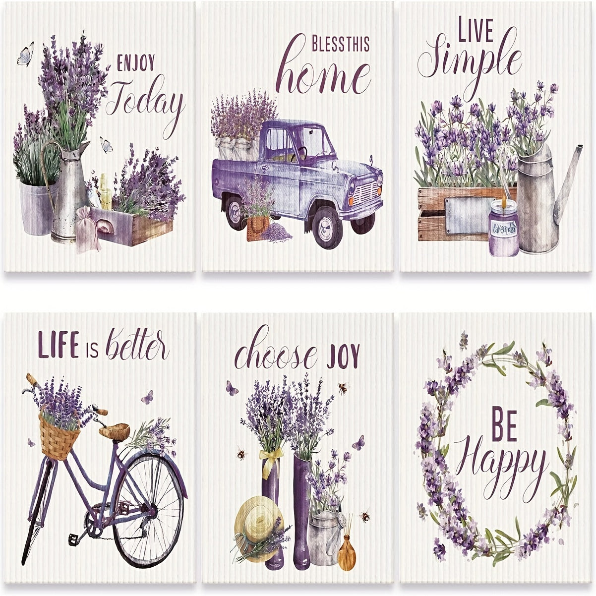 3\u002F6pcs Swedish Kitchen Dish Cloths Kitchen Towels Reusable Sponge Cleaning Cloths Wipes Absorbent Dish Cloth Quick Drying Washable Decorative Tea Towels No Odor Bar Hand Towel