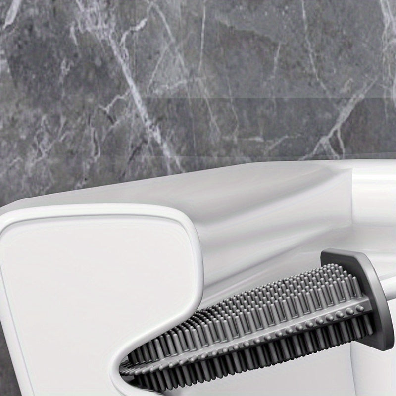 Durable Toilet Brush Durable Plastic Toilet Brush | 1pc Uncharged, Ideal for Bathroom Use