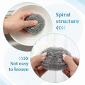 SHENLIU 100 Pieces Steel Wool Scrubber, 15 Gram Metal Scourers Stainless Steel Scrubber Bulk for Cleaning Kitchen Bathroom Household and More