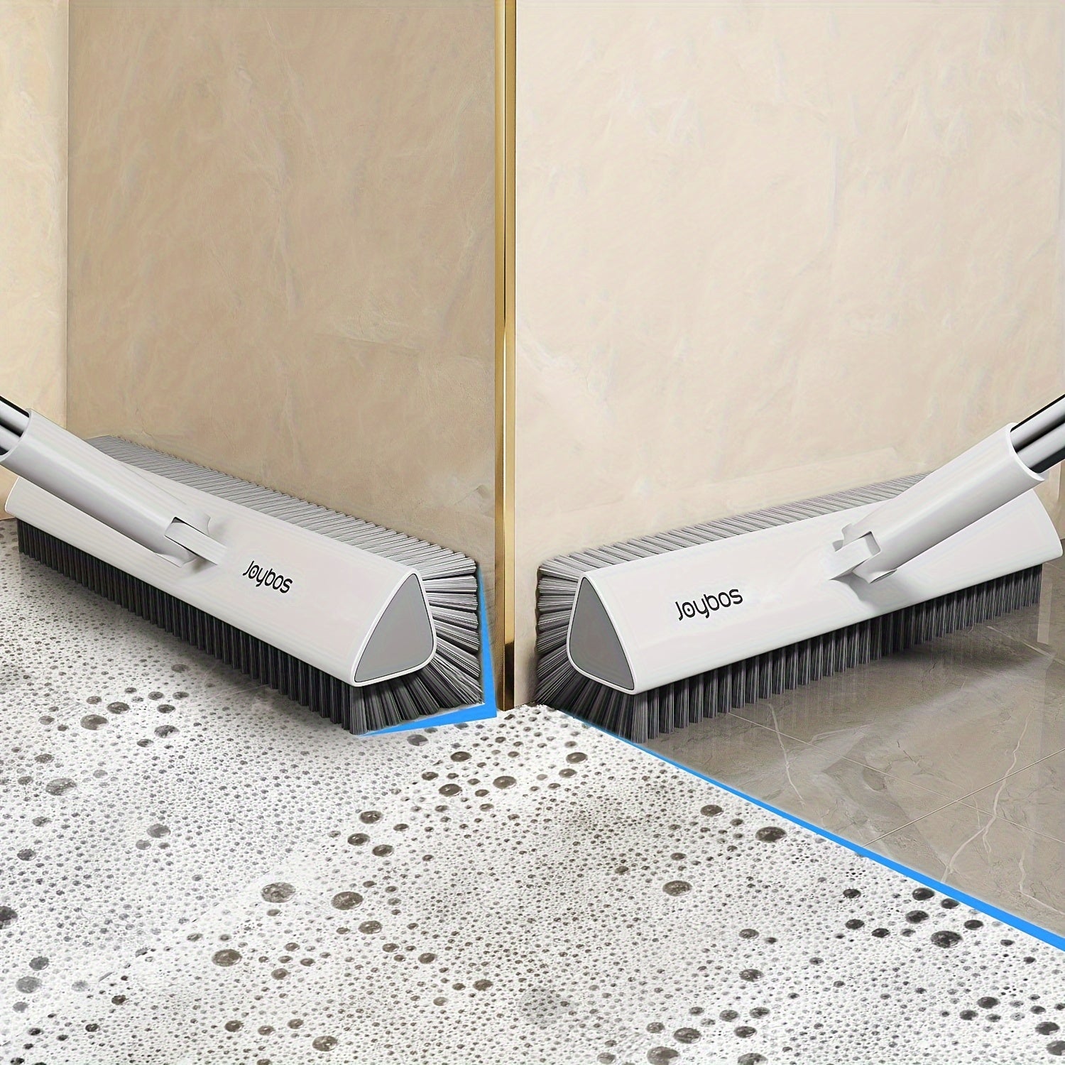 Gap Brush, All-around Bathroom and Toilet Floor Cleaning Brush