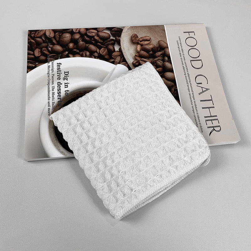 6pcs Heavy-Duty Barista Cleaning Cloths - Thickened Microfiber Dishwashing & Multi-Surface Towels, Highly Absorbent Fast-Drying for Machines, Espresso Equipment, Dishes - Commercial Kitchen & Cafe Use (6pcs)