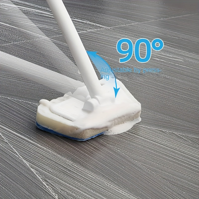 1 Handle with 3 Replacement Heads Multifunctional Bathroom Wall Brush