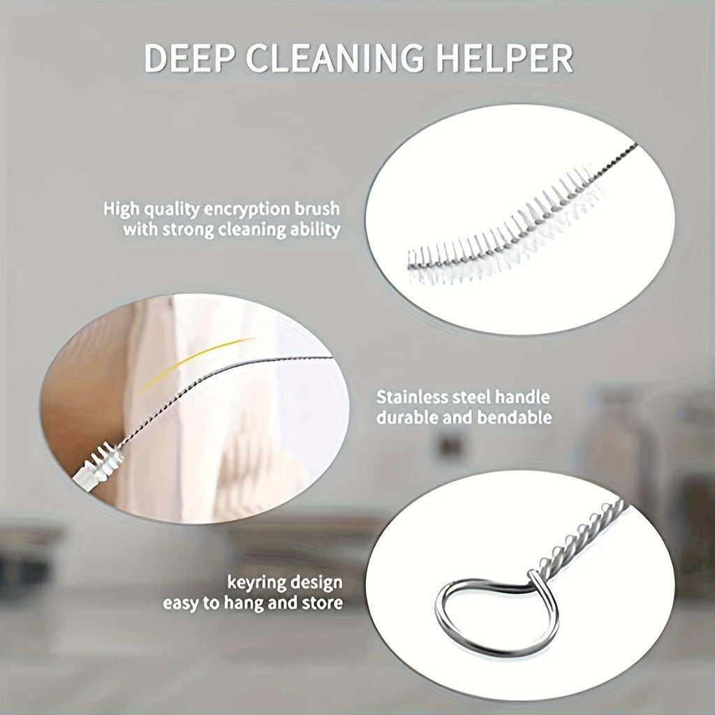 1\u002F8 kit Cleaning brush Pipe cleaning brush Cup brush Thin tube straw brush