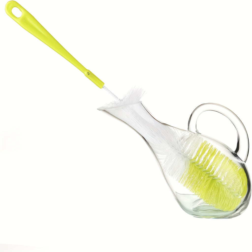 One Extra-Long Cleaning Brush, Designed for Cleaning Narrow-Neck Beer Bottles, Wine Bottles