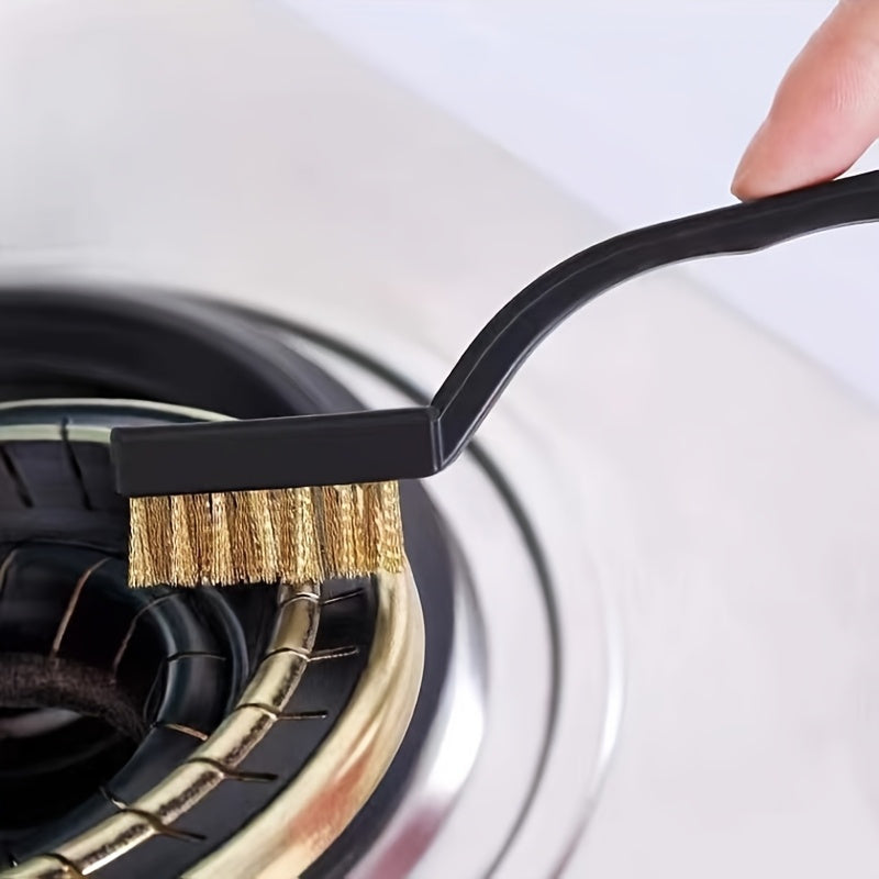 3pcs Set - Steel Wire Brush, Kitchen Cleaning Brush for Gas Stove