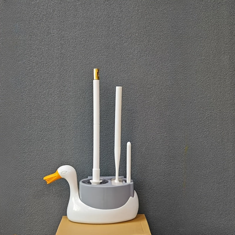 Durable Toilet Brush Durable Plastic Toilet Brush | 1pc Uncharged, Ideal for Bathroom Use