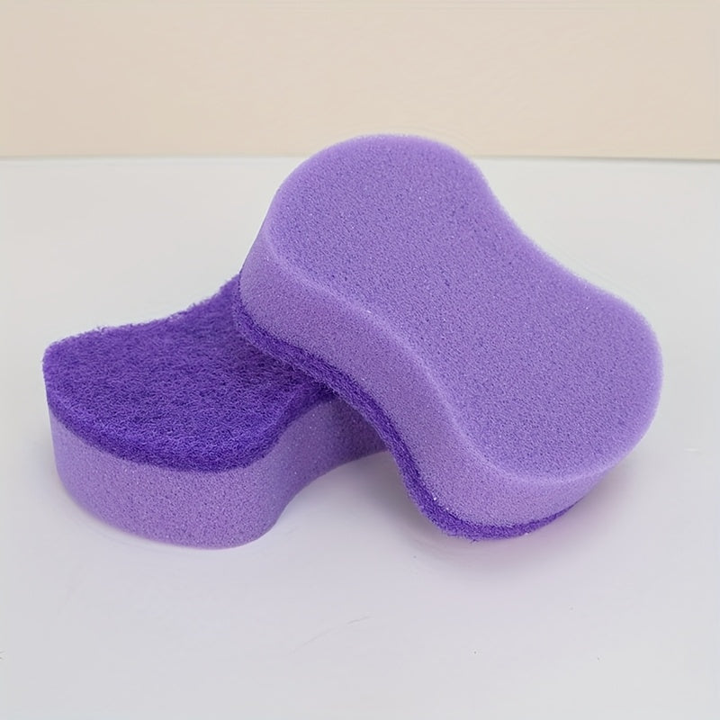 6\u002F12\u002F24pcs Kitchen Sponges, Scouring Pads, Dish Cloths, Double-Layer Design for Superior Absorbency, Efficient Stain Removal, Ideal for Washing Dishes, Cleaning Stovetops, Bathrooms, Lint-Free, Perfect for Kitchenware Cleaning, Daily