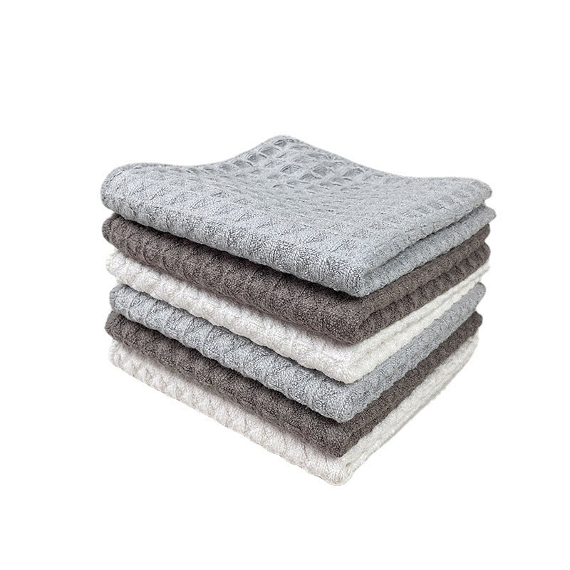 6pcs Heavy-Duty Barista Cleaning Cloths - Thickened Microfiber Dishwashing & Multi-Surface Towels, Highly Absorbent Fast-Drying for Machines, Espresso Equipment, Dishes - Commercial Kitchen & Cafe Use (6pcs)